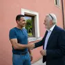 Roberto Vannacci con Bruno Zanette che coordina il suo partito nel Coneglianese
