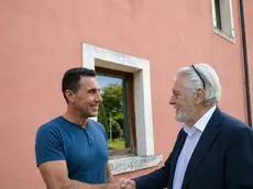Roberto Vannacci con Bruno Zanette che coordina il suo partito nel Coneglianese