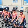 Atleti del Veneto Project Team prima di una gara