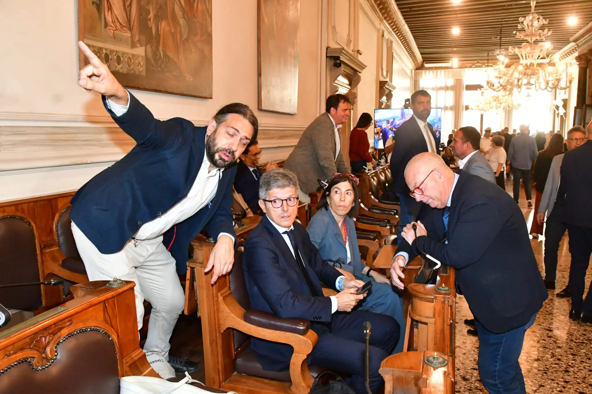 Andrea Martella in consiglio comunale