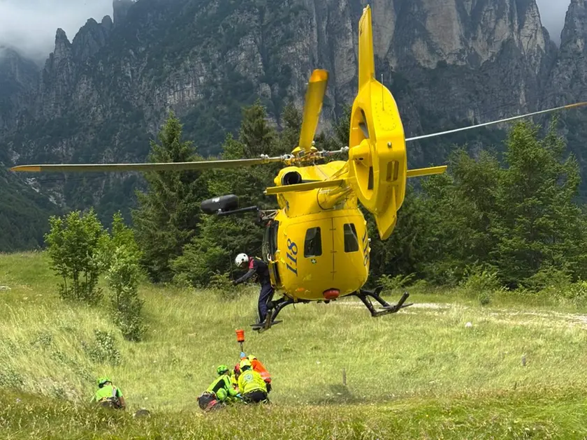 Grave incidente in parete per un alpinista di Mirano