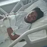 Kashem Rakib in ospedale