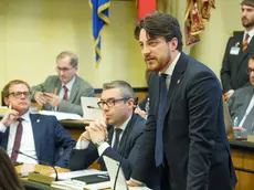 Il presidente della Regione Veneto Alberto Stefani