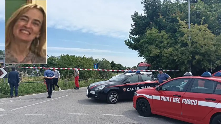 Chiara Guerra e il luogo in cui è stato rinvenuto il corpo