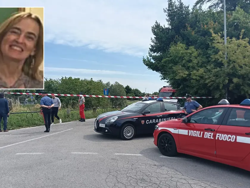 Chiara Guerra e il luogo in cui è stato rinvenuto il corpo
