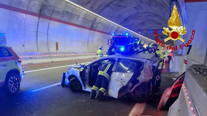 Il luogo dell'incidente (foto: Vdf)