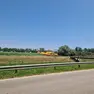 L'elisoccorso sul luogo dell'incidente a Campagna Lupia