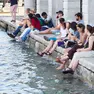 Caldo e afa a Venezia