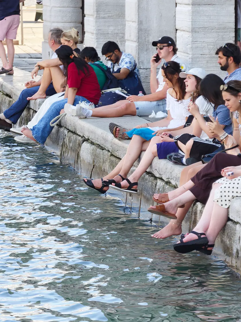 Caldo e afa a Venezia