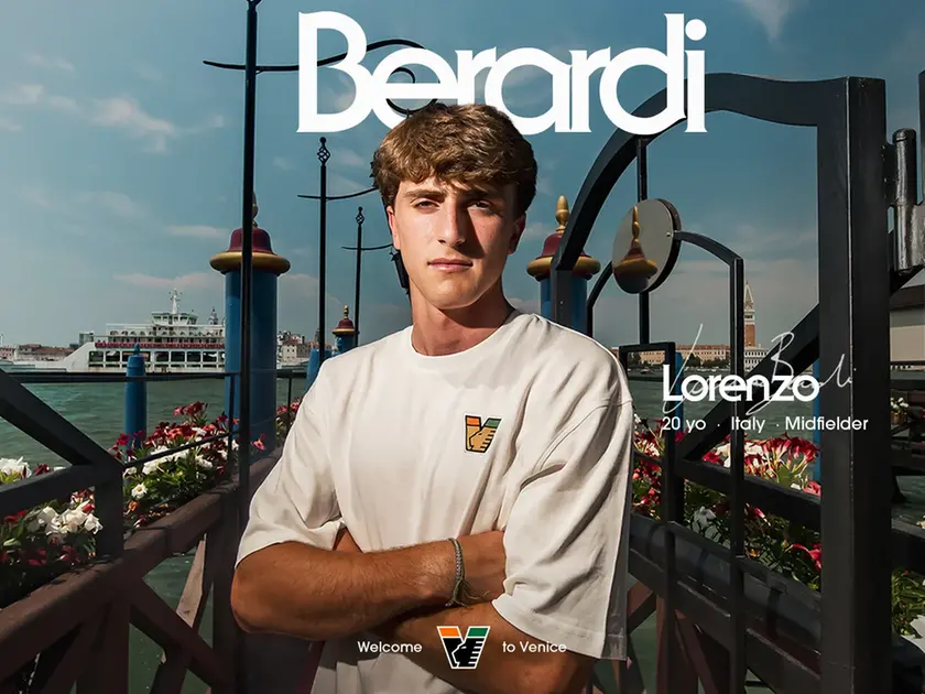 Lorenzo Berardi annunciato dal Venezia Calcio