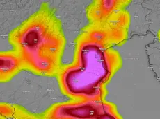 Le previsioni di domani mercoledì 1 luglio ( Windy )