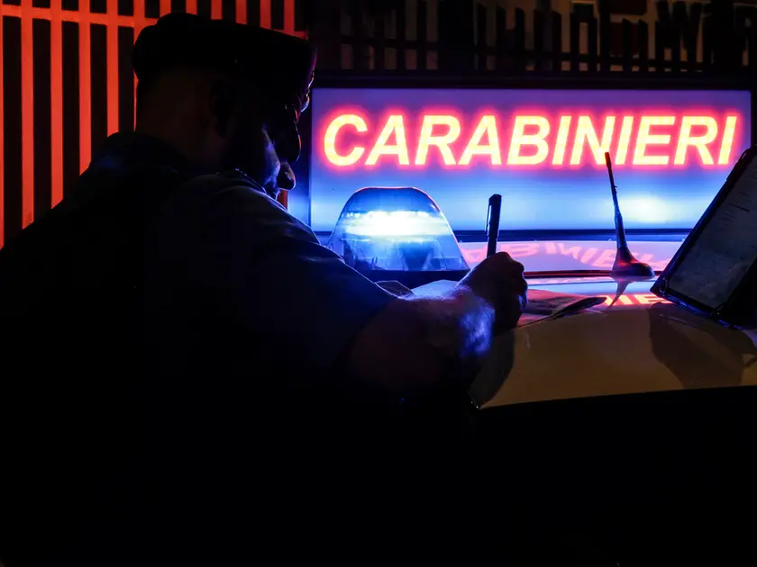 Un intervento dei carabinieri a Mirano