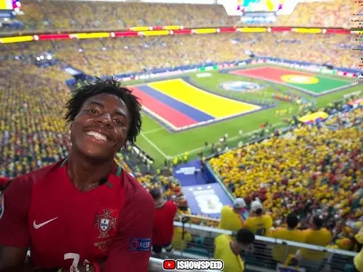 Darren Jason Watkins Jr., in arte IShowSpeed, qui durante Colombia-Portogallo