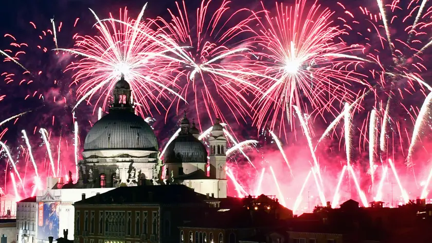Fuochi d'artificio al Redentore a Venezia