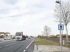 L'autovelox sulla Treviso mare