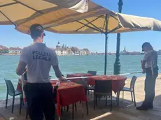 Controlli sui plateatici alla Giudecca
