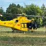 Sul posto sono arrivati i sanitari del 118 con l’elisoccorso
