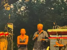 Luigi Brugnaro e Stefania Moretti alla festa d’estate di venerdì 3 luglio