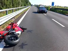 L'incidente avvenuto nella strada statale Romea