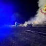 I camper a fuoco a Isola Verde