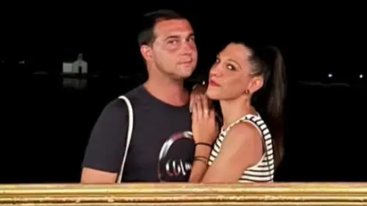 Andrea Favaro con l'ex compagna Diletta Bettin