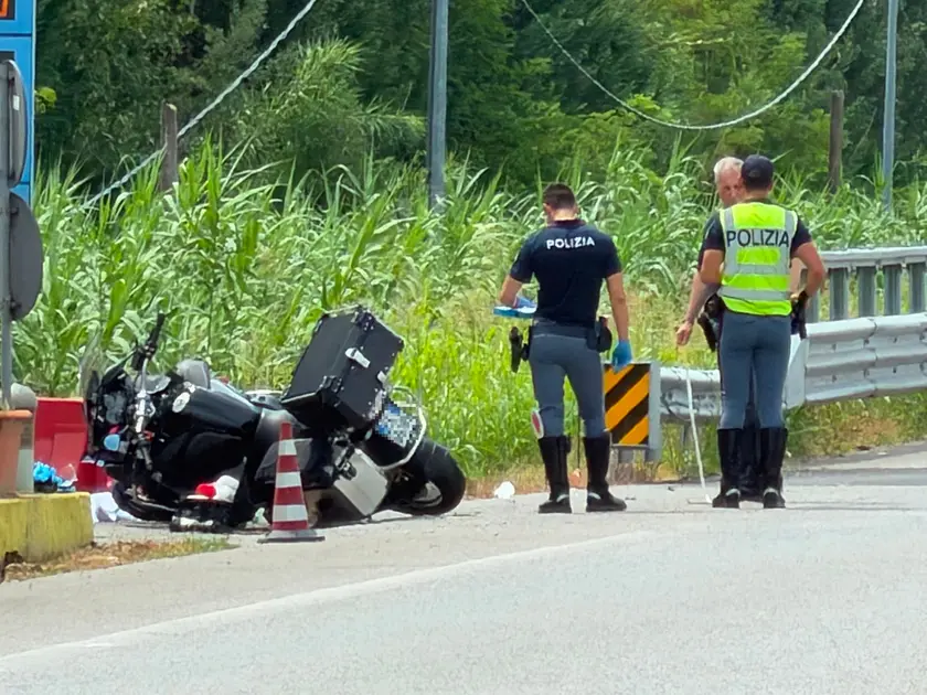 Il luogo della tragedia ( Foto Pòrcile )