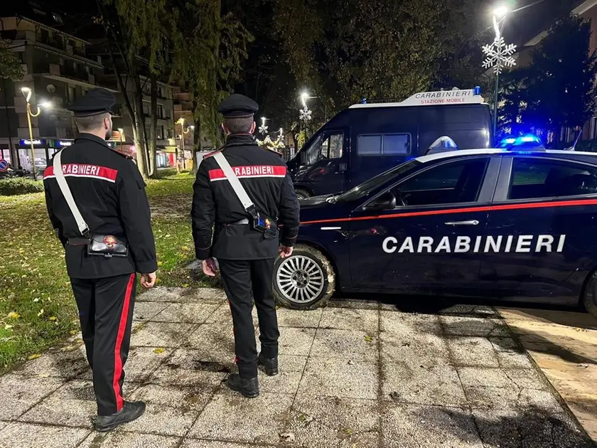 I controlli dei carabinieri in via Piave a Mestre