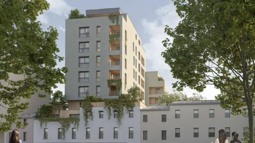 Progetto per il condominio in piazza XXVVII Ottobre