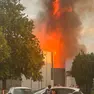 Le immagini dell'incendio