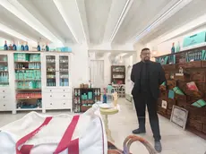 Darwin, il vigilante della Botega di Cipriani (Foto Interpress)