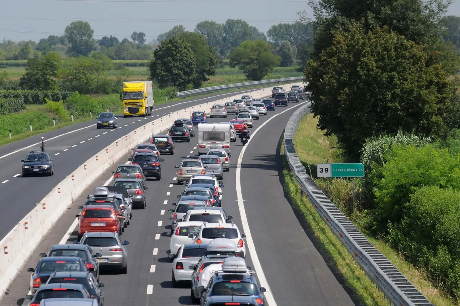 AUTOSTRADA CODA FRA CASELLO CESSALTO E SAN STINO DIREZIONE TRIESTE