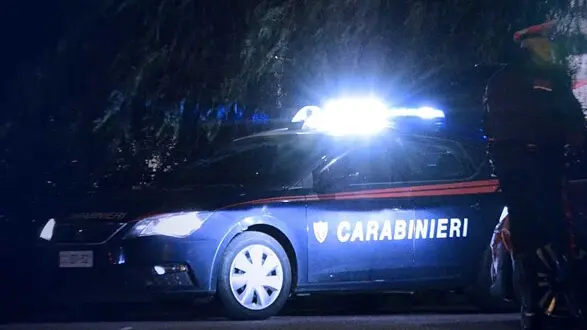 Un intervento dei carabinieri