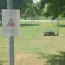 Uno dei robottini al lavoro