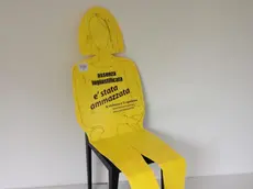Una delle sagome realizzate da Flaminio e Salton