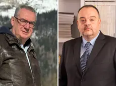A sinistra il primo cittadino Coradazzi, a destra l’ex sindaco Lenna