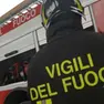 I vigili del fuoco intervenuti per recuperare il cadavere rinvenuto sabato 11 luglio