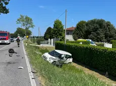 Scontro frontale tra due auto in via Armellina a San Donà di Piave