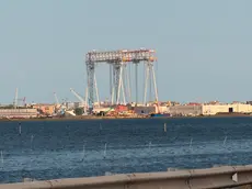 La gru Goliath a Chioggia: la prima arriverà a Panzano il primo agosto Foto Pórcile
