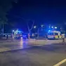 L’incidente al Lido nel quale sono rimasti coinvolti due minorenni (foto Nicolò Rizzo)
