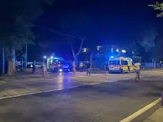 L’incidente al Lido nel quale sono rimasti coinvolti due minorenni (foto Nicolò Rizzo)