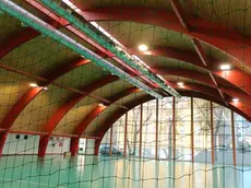 Una delle palestre dove sono state sostituite le lampadine