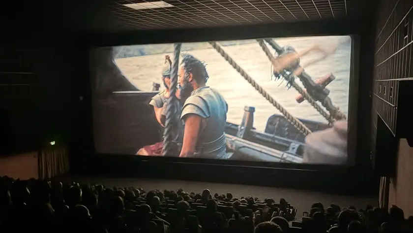 La prima proiezione di Odissea al cinema Cinergia di Conegliano