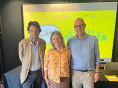 Massimo Cacciari, Sara Santi e Nicola Pellicani