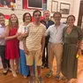 Andrea Alberton, 38 anni, con la sua famiglia