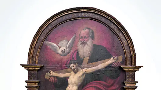 La pala della Trinità realizzata da Pomponio Amalteo nel 1558