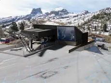 Un rendering del progetto della nuova funivia