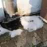La grandine che si è abbattuta al Villaggio San Francesco