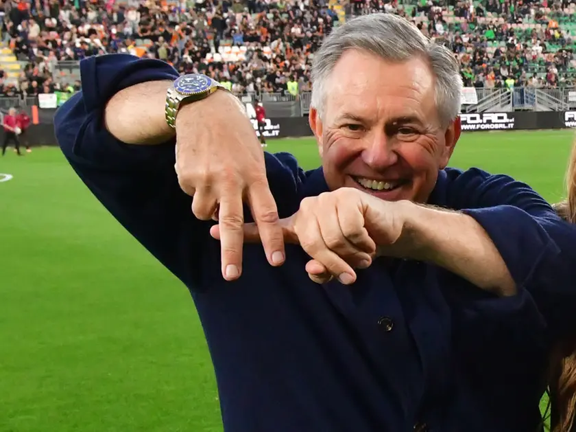 Tim Leiweke il giorno della promozione del Venezia in A