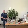 Il materiale sequestrato dalla polizia