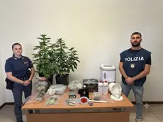 Il materiale sequestrato dalla polizia